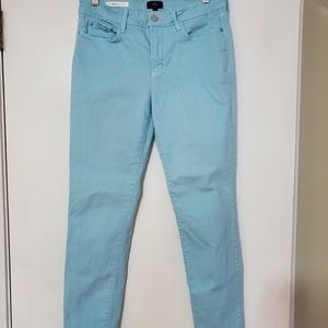 NYDJ Clarissa Ankle Light Blue Colored Denim
